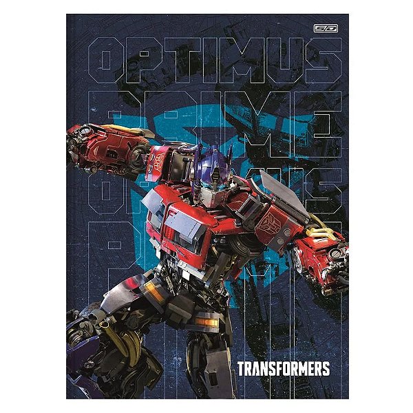 Caderno Transformers Optimus Prime - 80 Folhas - São Domingos