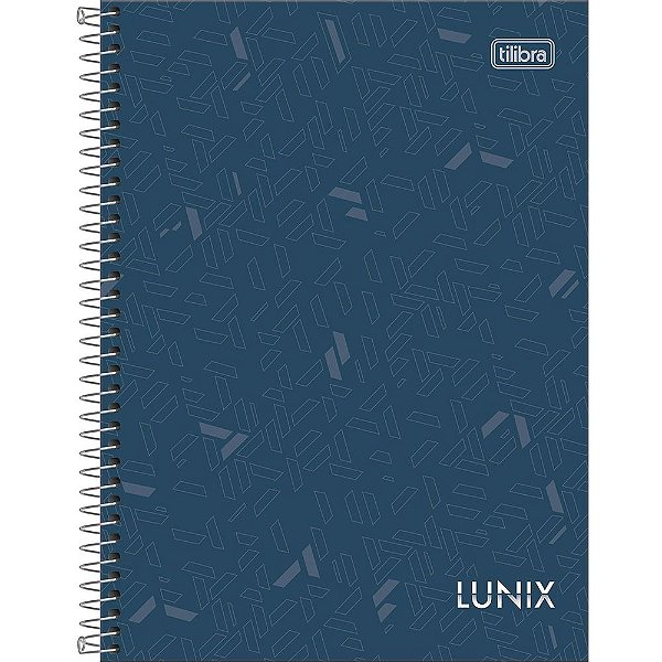 Caderno Lunix - Azul Petróleo - 80 Folhas - Tilibra
