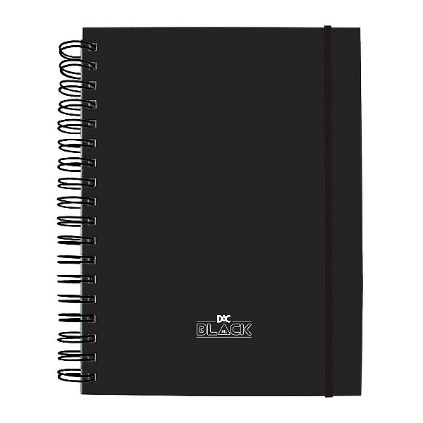 Caderno Smart Colegial All Black - 80 Folhas - DAC
