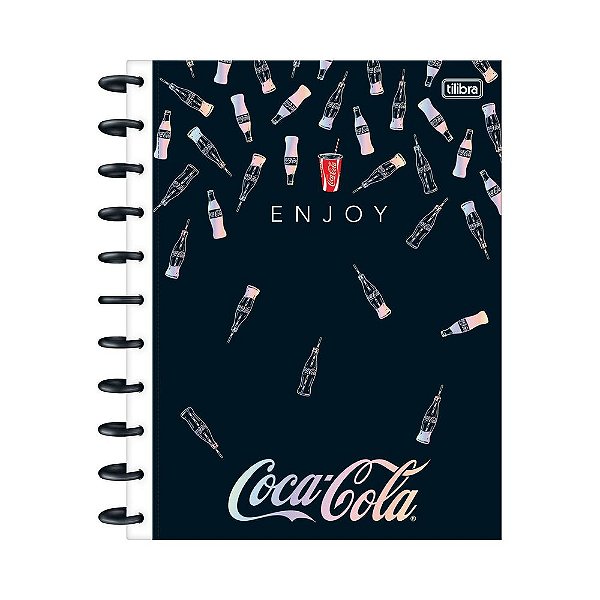 Caderno Colegial Tilidisco Coca-Cola - 160 Folhas - Tilibra