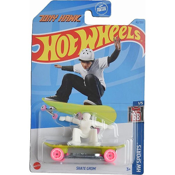 Carrinho Hot Wheels - Skate Grom - Mattel