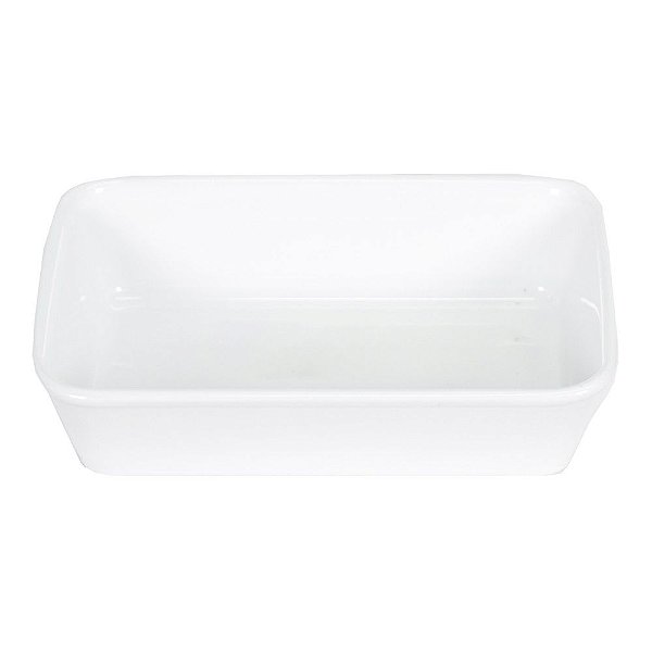 Travessa Refrataria Bake Retangular 700ml - Branca - Oxford