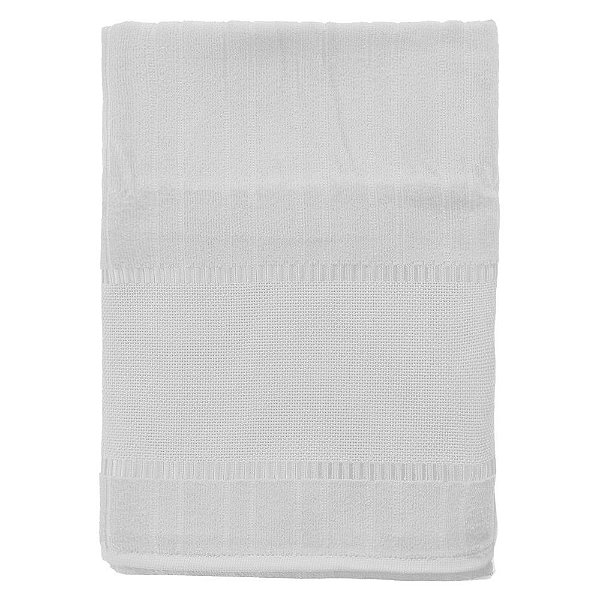 Toalha de Banho Velour Para Bordar - Bella - Branca - Döhler