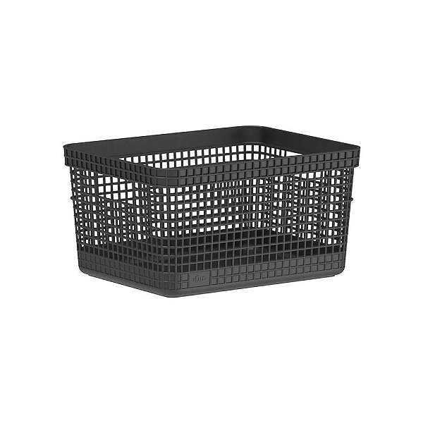 Cesto Organizador Grid - Preto - 8 Litros - Ou