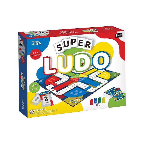 Jogo de Tabuleiro Super Ludo - Pais e Filhos
