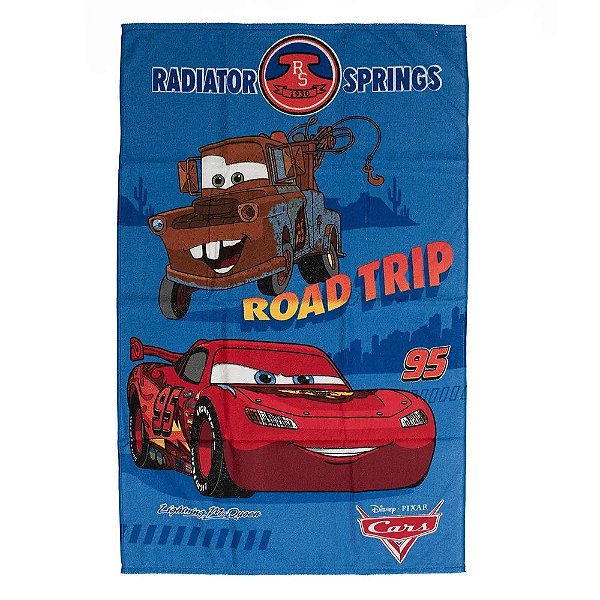Toalha de Banho 70 cm x 1,15m - Carros - Dohler