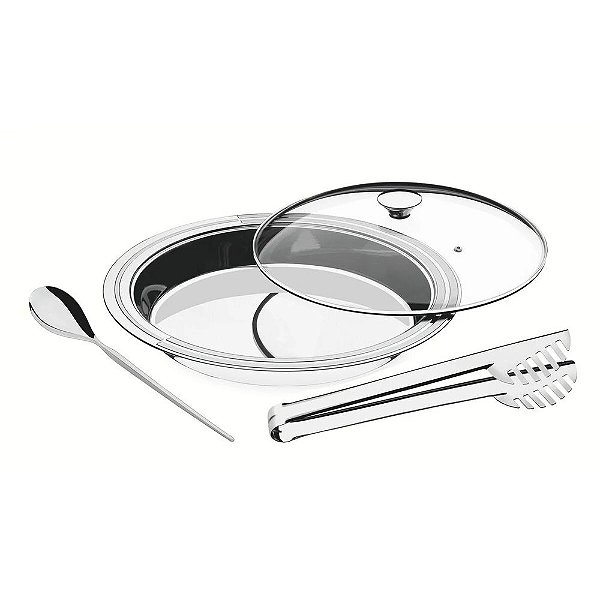 Kit Para Servir Ciclo Aço Inox - 3 Peças - Tramontina