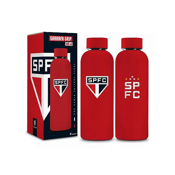 Garrafa Térmica Grip São Paulo - 500ml - BrasFoot