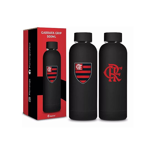 Garrafa Térmica Grip Flamengo - 500ml - BrasFoot