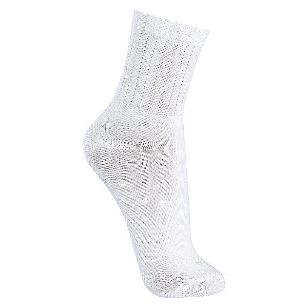 Meia Masculina Walk - Cano 11 cm - Branco - Lupo