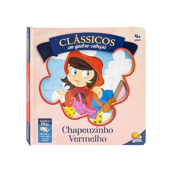 Livro Clássicos em Quebra-Cabeças - Chapeuzinho Vermelho - Todolivro