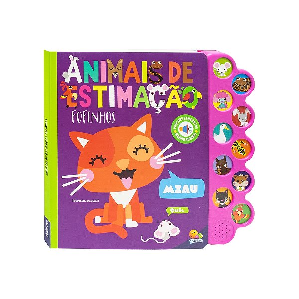Livro Mundo Sonoro - Procure & Encontre: Animais de Estimação - Todolivro