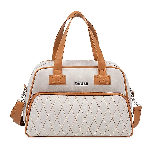 Bolsa Maternidade Linho Caramelo - Média - Hug