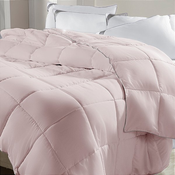 Edredom Toque de Pétalas Casal Rose - Kacyumara