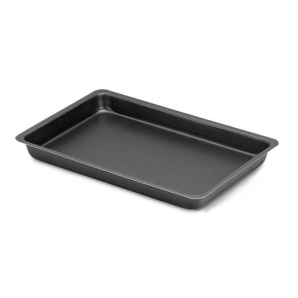 Assadeira Retangular Preta 27cm - Nigro