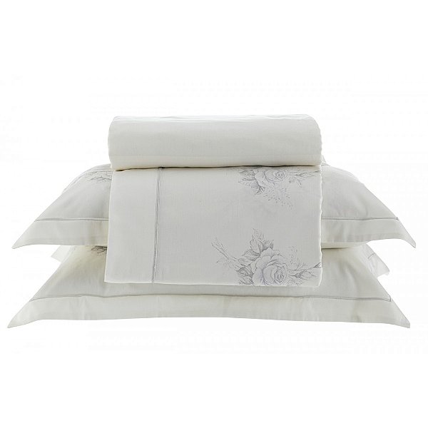 Jogo de Cama Lazio Percy King - 300 Fios - Kacyumara
