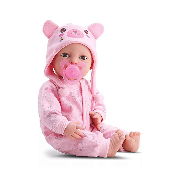 Boneca Diver New Born - Brincando de Pijama - Menina - Divertoys