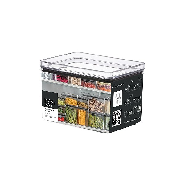 Pote Hermético Empilhável Lumini - 1,800ml - Paramount