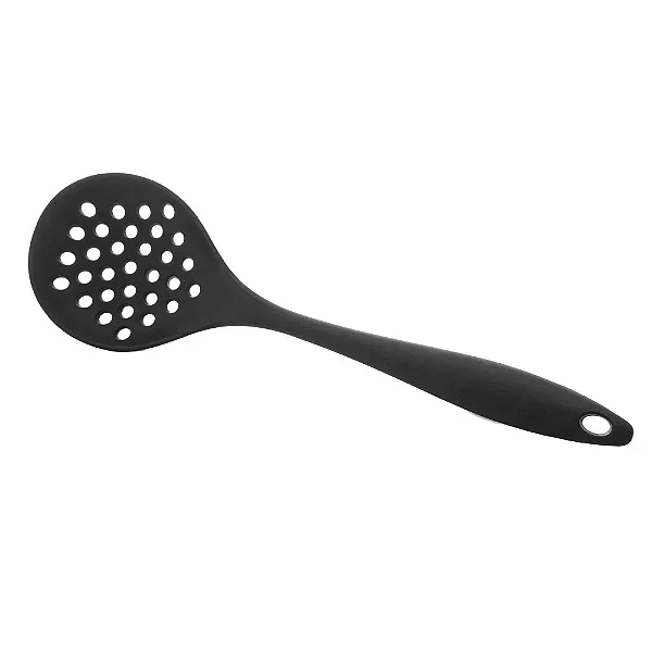 Escumadeira de Silicone - Preto - Mimo Style