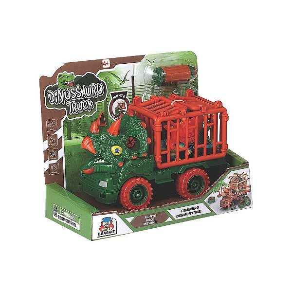 Caminhão Dinossauro Desmontável - Braskit