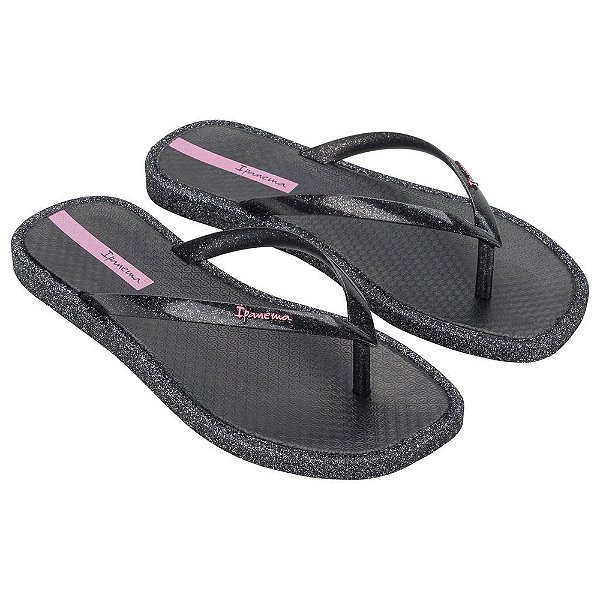 Chinelo Feminino Edge Solar Glow Preto - Ipanema
