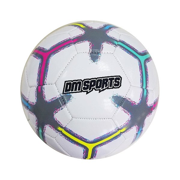 Bola de Futebol PVC - Colorida -  DM Toys