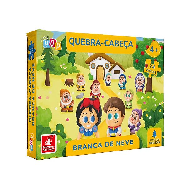 Quebra-Cabeça Coleção Pop - Branca de Neve - Brincadeira de Criança