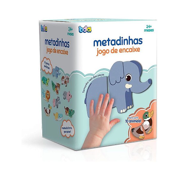 Jogo de Encaixe - Metadinhas - Toyster