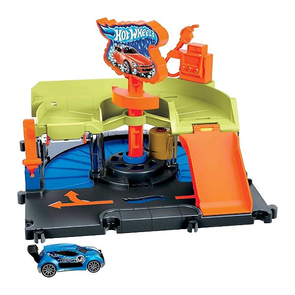 Hot Wheels City Pista Lava-Rápido - Mattel