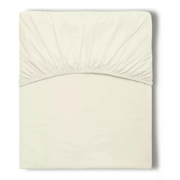 Lençol Com Elástico Vida Bela Queen 200 Fios - Off White - Kacyumara