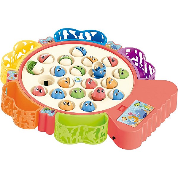 Pescaria Pega Peixe com Som - 21 Peixes - Fênix Brinquedos