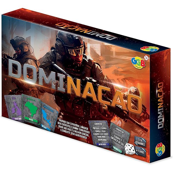 Jogo Dominação - GGB Brinquedos