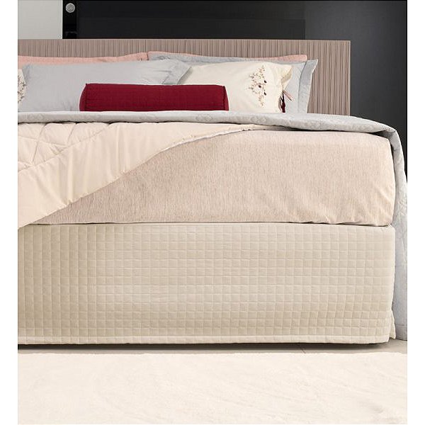 Saia Para Cama Box Probox Max Queen - Bege - Lavive