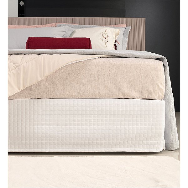 Saia Para Cama Box Probox Max Casal - Palha - Lavive
