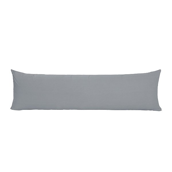 Fronha Colors para Travesseiro de Corpo - Gris - Lavive