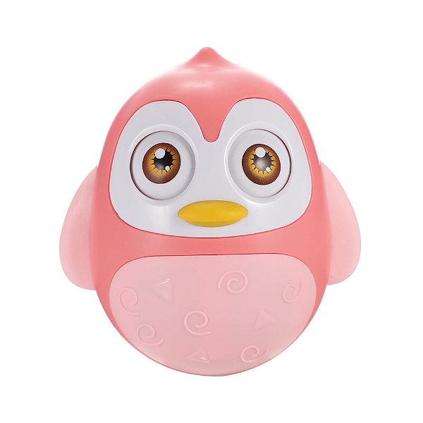 Boneco Pinguim Baby - Rosa - Nuga Baby