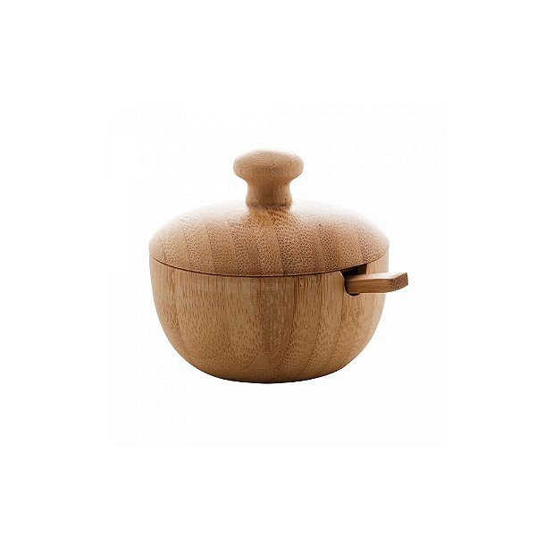 Açucareiro de Bambu com Colher - Class Home