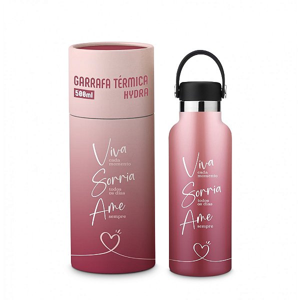 Garrafa Térmica Hydra - Viva e Sorria - Brasfoot