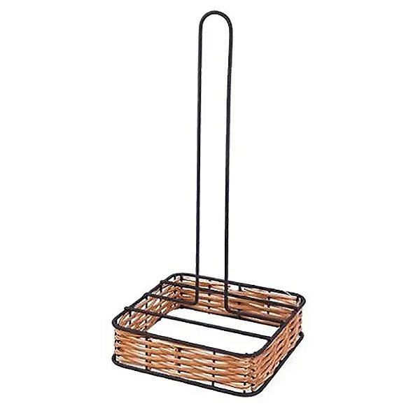 Suporte para Papel Toalha Rattan Iron - Mimo Style