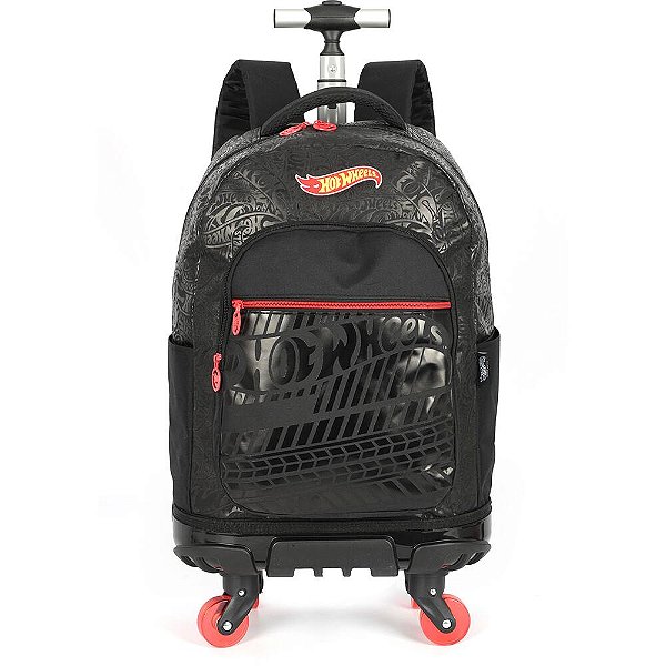 Mochila Com Rodinhas Hot Wheels - Luxcel