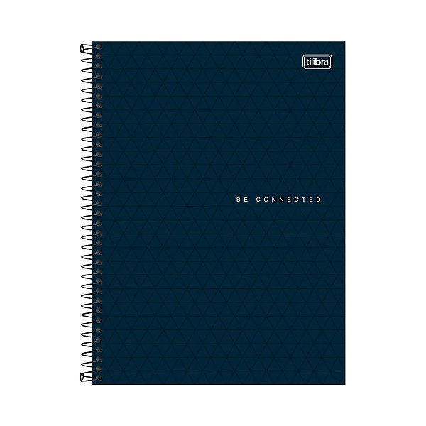 Caderno Espiral Connect - Azul Marinho - 80 Folhas - Tilibra