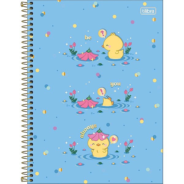 Caderno Espiral Mellow - Patinho - 80 Folhas - Tilibra