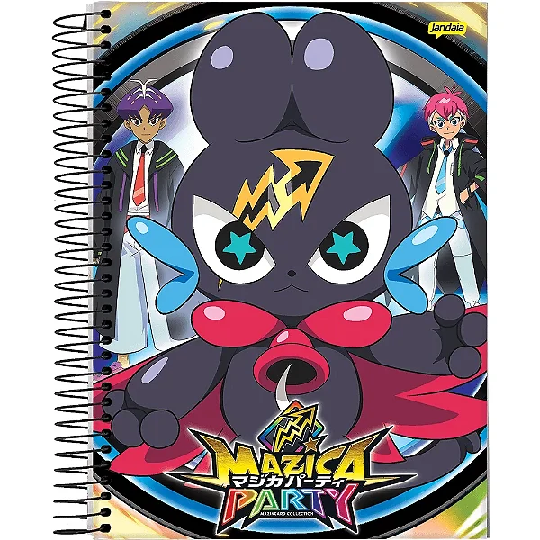 Caderno Capa Dura Universitário Mazica Part Ballonya - 80 Folhas - Jandaia