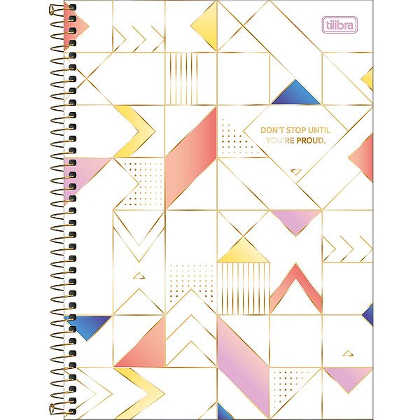 Caderno Capa Dura Universitário Midtown Until - 80 Folhas - Tilibra