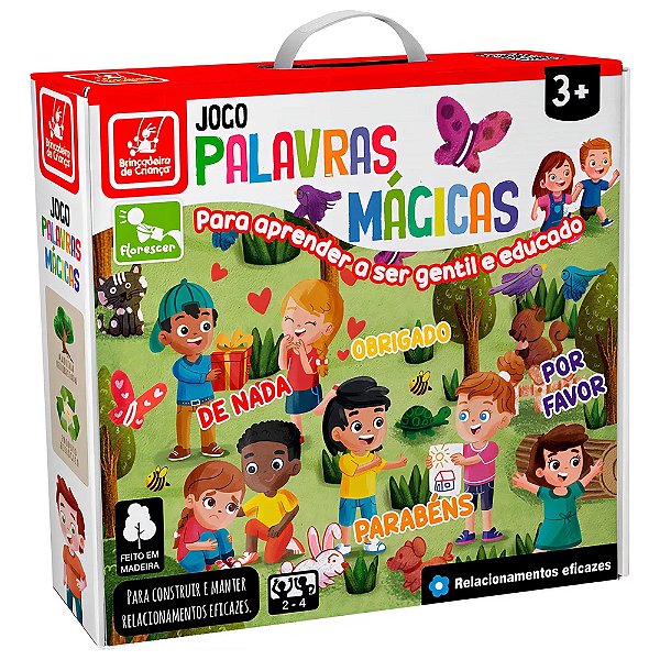 Jogo Palavras Mágicas - Brincadeira de Criança