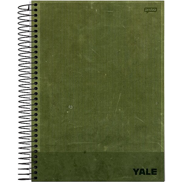 Caderno Espiral Yale - Verde - 80 Folhas - Jandaia