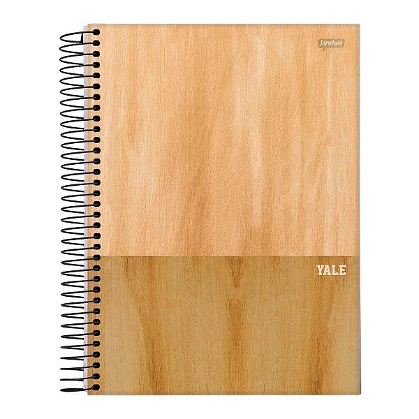 Caderno Espiral Yale - Amarelo - 80 Folhas - Jandaia