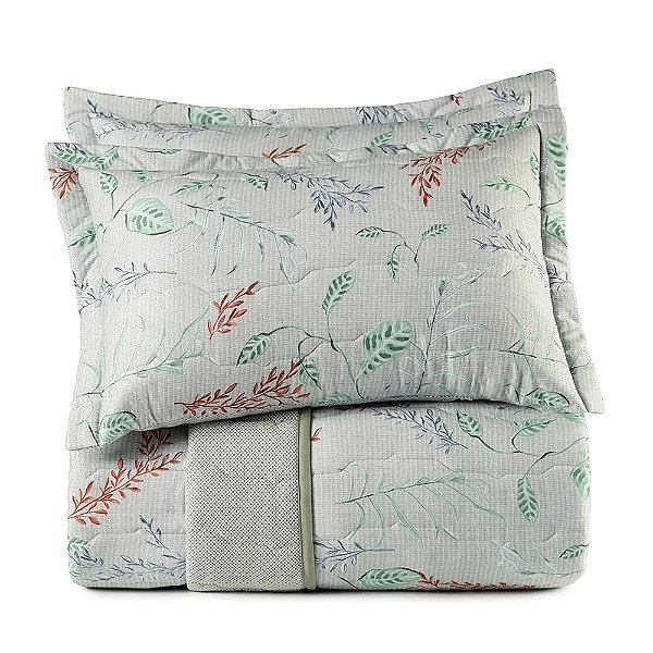 Jogo de Colcha Malha Fio Penteado Queen - Évora - Altenburg