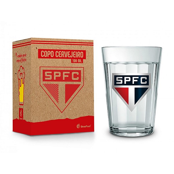 Copo Americano São Paulo - 190ml - BrasFoot