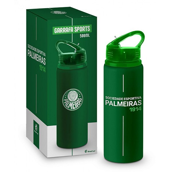 Garrafa Sports Palmeiras - 500ml - Brasfoot